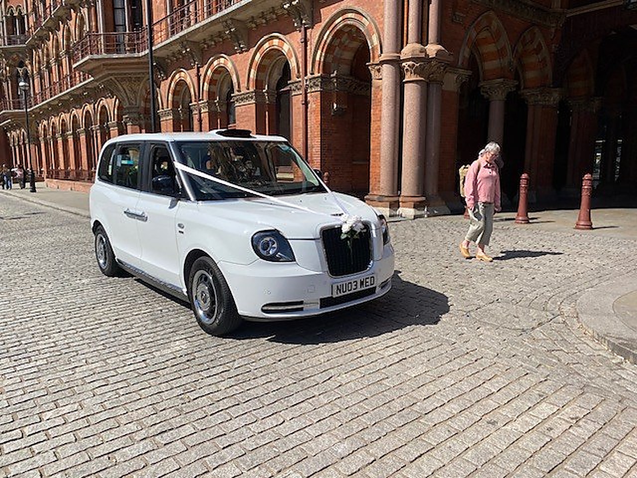 White London Taxi